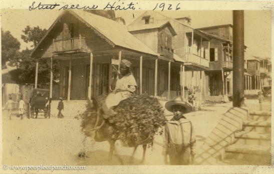 Street scene Haiti, 1926