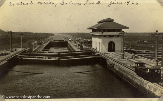 Central Tower, Gatun Locks, Jan. 1926