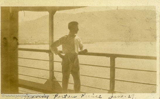 Leaving Port au Prince, Jan. 29, 1926